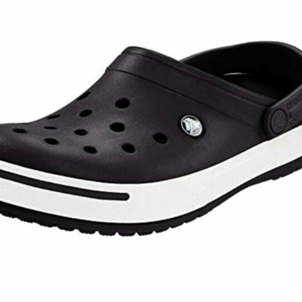 CROCS—Unisex B&W Slides